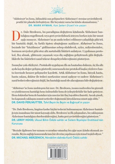 Alzheimer’In Sonu - Dr. Dale E. Bredesen