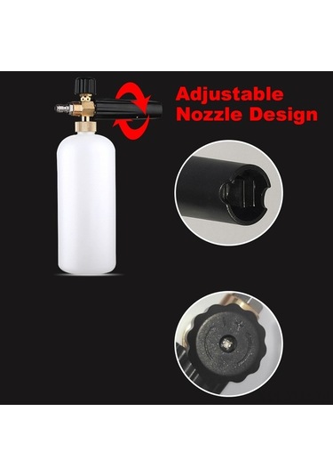 Besthome1 900ml Köpük Sulama Kabı, Basınçlı Yıkama Tabancası İçin Standart Hızlı Bağlantılı Model