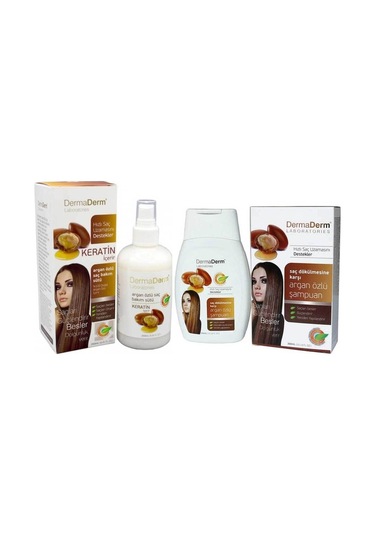 Dermaderm Argan Yağı Özlü Şampuan 300 ML + Argan Yağı Özlü Süt 250 ML