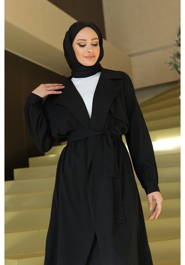 Ay Parça Detaylı Takım Siyah Siyah