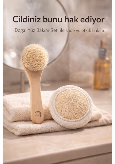Doğal Yüz Bakım Ve Arındırıcı Aydınlatıcı Seti 2 Parça Rutin