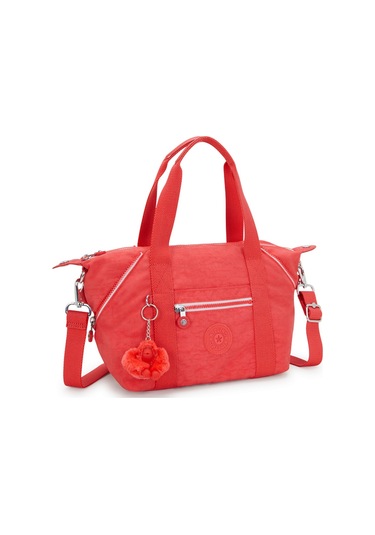 Kıplıng Art Mini Küçük Boy Omuz Çantası Kırmızı Almost Coral Kırmızı
