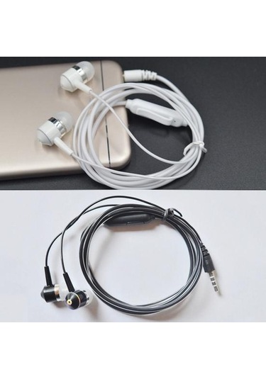 Mikrofonlu Kablolu Kulaklık Rahat Kablolu Kulaklık Çevreleyen Bas Ses Müzik Çağrısı İçin Kulak İçi Kulaklık