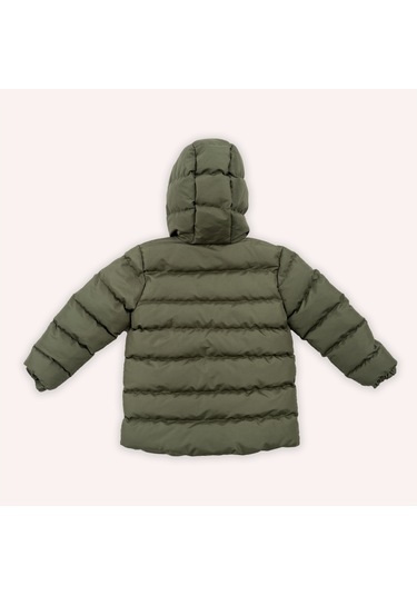 Erkek Çocuk Kapüşonlu Kaban Haki 2421bk28004-4933 001