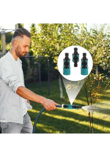 Adet Çek Valfli Bahçe Hortumu Bağlantısı, 1/2 İnç Su Hortumları İçin 16 Mm Hızlı Bağlantı Parçaları Diğer