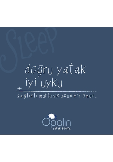 Uzunbebe 90X180 Tek Kişilik Yatak Opalin Aloevera Ortopedik Yaylı Yatak