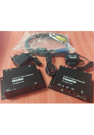 Beacon AVK-70X-111 VGA + Ses Sinyali Mesafe Uzatıcı 150 M