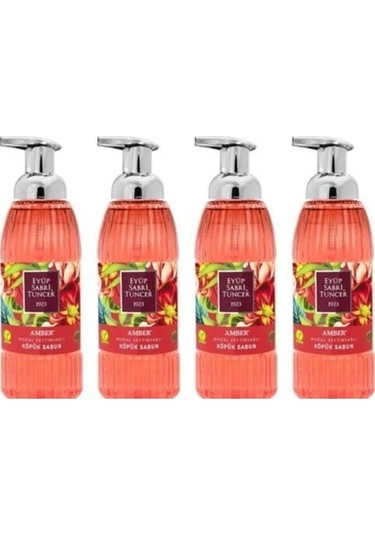 Eyüp Sabri Tuncer Zeytinyağlı Amber Köpük Sabun 4 x 500 ML