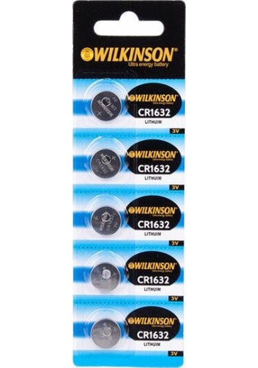 Wilkinson CR1632 Lityum Para Pil 5'li