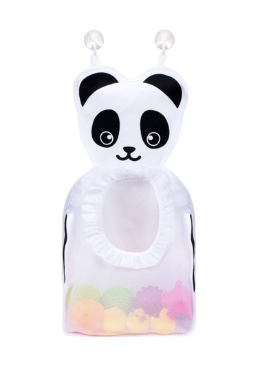 Sevi Bebe 114 Banyo Oyuncak Torbası Panda Beyaz - Siyah