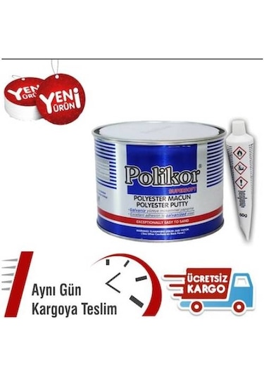Polikor Polyester Çelik Macun 400Gr