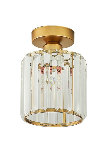 Modern Kristal Tavan Lambası Tavana Yakın Aydınlatma Armatürü Koridor Aydınlatmaları Yatak Odası Banyo Giriş Balkon Koridor Koridor E27 Soketli Ampul Dahil Değildir Altın