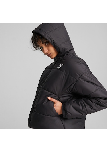 Puma Classics Padded Kadın Siyah Mont Düz 621692 Siyah