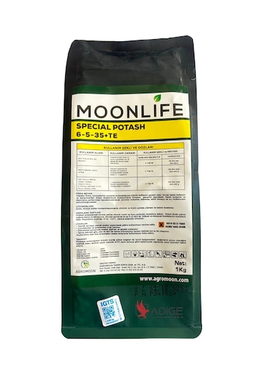 Moonlife Specıal Potash Npk Sıvı Gübre 6-5-35+te 2 Adet