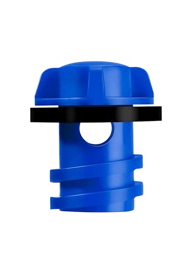 Homyl Parmak Düğmeli Tasarımlı Soğutucu Tahliye Tapası Mavi Mavi