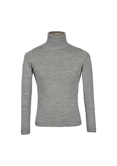 Cengiz İnler Tam Balıkçı Düz Slim Fit Erkek Triko 001