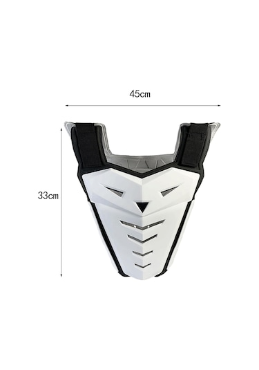 Suntek Bisiklet Kayak Motosiklet Için Göğüs Koruyucu Dişli Beyaz