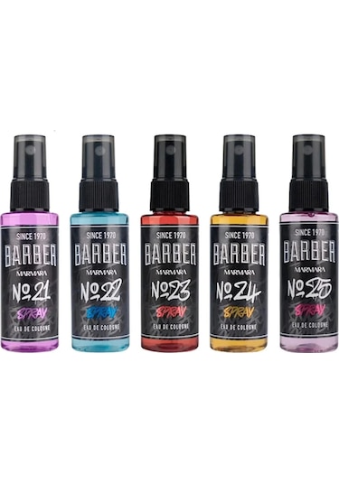 Marmara Barber 5'li Mix Set Edc Sprey Kolonya 50 Ml