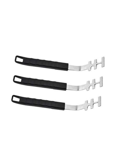 Fortunelane Paslanmaz Çelik Izgara Tutucu, Açık Barbekü Izgara Net Tutucu, Mutfak Gadget, Esansiyel Çelik