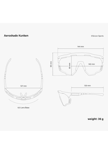 Scicon Aeroshade Kunken Mat Karbon - Aynalı Bronz / Ey31071200 Gri