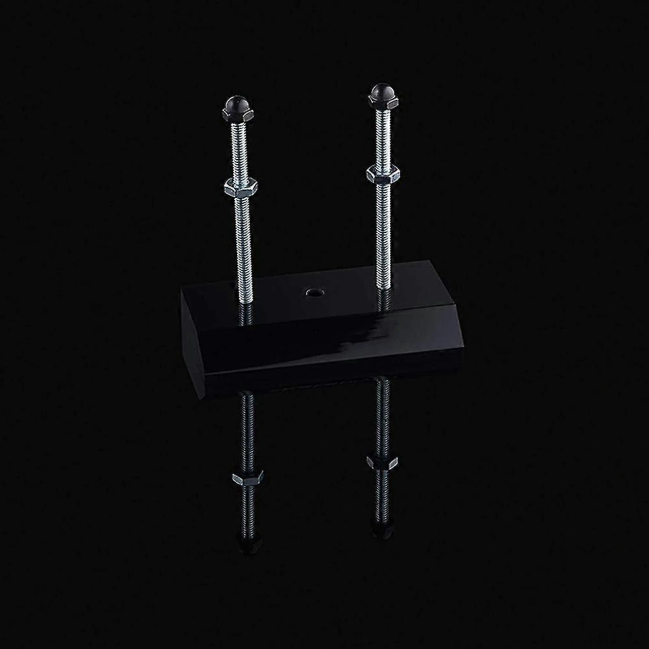 Xiyyadms Siyah Akrilik Skateboard Duvar Montajı - Lüks Gösterim Rafı 13x9x1cm, 70g Siyah