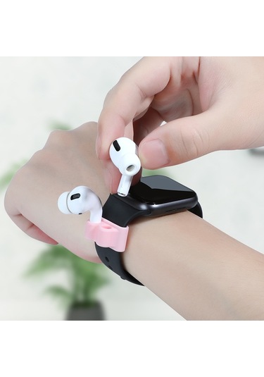 Airpods Uyumlu 3 İçin Bluetooth Kulaklık Silikon Kapak Seti, Renk: El İpi Seti Öğlen Mavisi Diğer