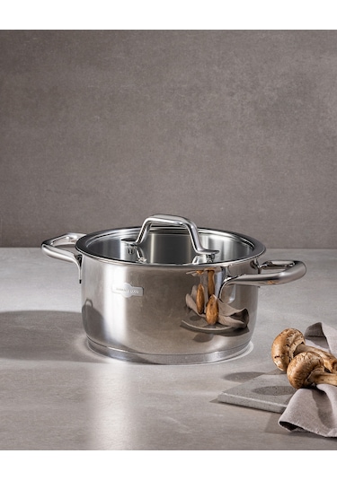 Madame Coco Nova Derin Tencere - Çelik - 18 Cm Çok Renkli