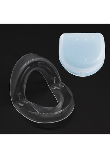 1 Adet Anti Horlama Kiti Taşlama Ağızlık Anti Horlama Mouith Guard Özel Kalıplama Ve Ayarlanabilir Ayar İle Saklama Kutusu Fildişi