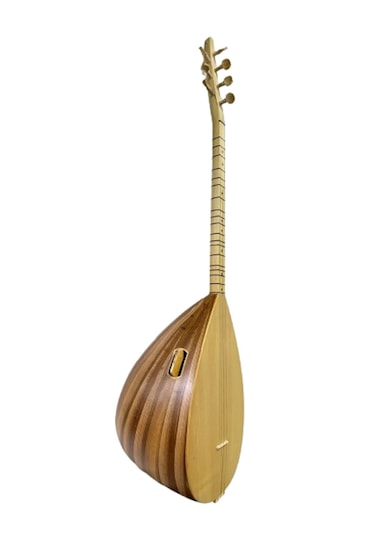 Kısa Sap Bağlama Karaağaç Noktalı Klavye Profesyonel Çift Kafes