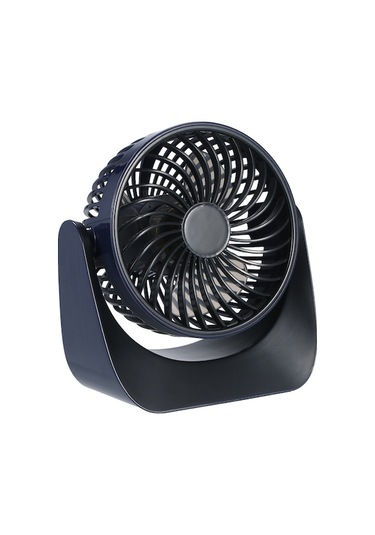 Masaüstü Usb Fan, Ultra Sessiz, Taşınabilir, 2000mah Li-ion Pil, Mavi, Ofis Ve Ev Kullanıma Uygun