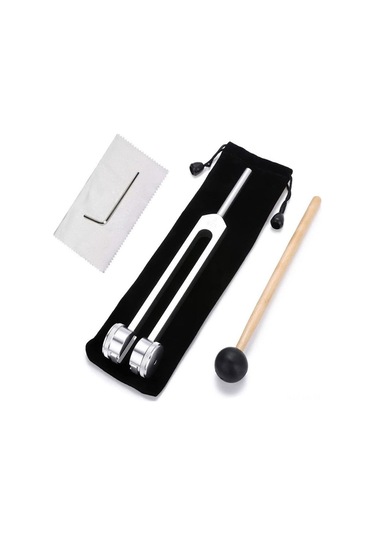 Vkemall 128hz Gümüş Tunning Fork: Zihin Ve Vücut Harmoniği İçin Meditasyon, Yoga Ve Müzik Terapisi Enstrümanı