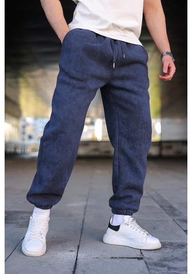 Lacivert Batik Desenli Jogger Eşofman Altı E6582 Lacivert