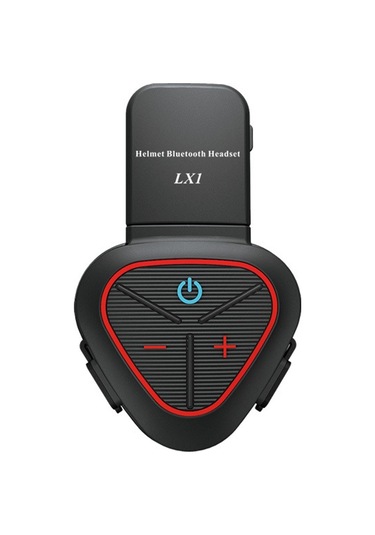 Lx1 Motosiklet Yarım Kask Su Geçirmez Kablosuz 5.3 Bluetooth Kulaklık, Sürüm: İngilizce Klasik Kırmızı