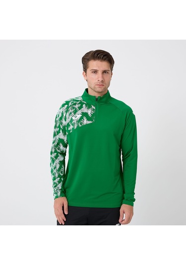 Yeşil Joma Erkek Futbol Sweatshirt Premium Training Sweat 9212328 Yeşil