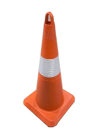 İkaz Trafik Konisi Trafik Dubası İkaz Kukası Kırılmaz Esnek 60 Cm