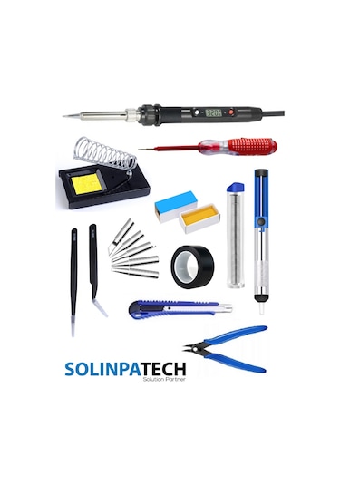 80W LCD Ekran Kalem Havya Profesyonel Kullanım İçin Full Set – Lehimleme Seti