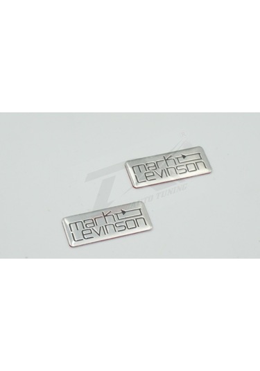 Mark Levinson Hoparlör Krom Metal 3M Logo Amblem 2 Li Set (503744213)