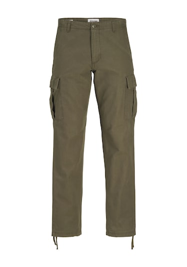 Jack & Jones Erkek Pamuklu Kargo Pantolon - Kane - 12258150 Yeşil