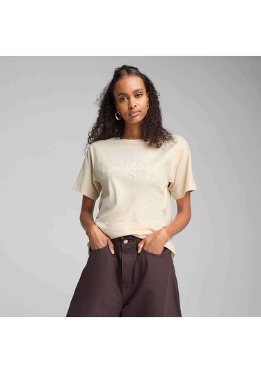 Puma Class Relaxed Tee Bej Bej