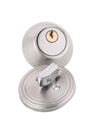 Kilitli Kapı Kolu Paslanmaz Çelik Ön Kapı Kilit Seti Gümüş