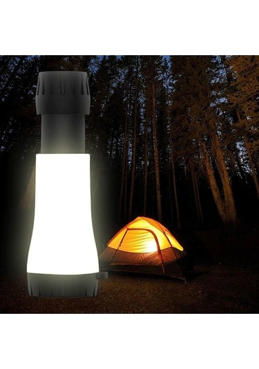 Ulzyvf Yürüyüşü Su Siyah Modu Mekan Led Kampı Kamp Kamp Işık Feneri, Dış Çadır Balıkçılık 3 Bo Siyah Siyah