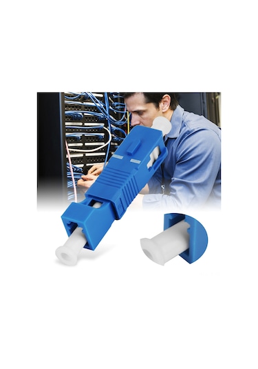 Jeemson Sc Erkekden Lc Dişiye Fiber Optik Adaptörü - Düşük Giriş Kaybı, Yüksek Doğruluk Ve Güvenilirlik İle Telekom, Ethernet Ağları İçin Uygun