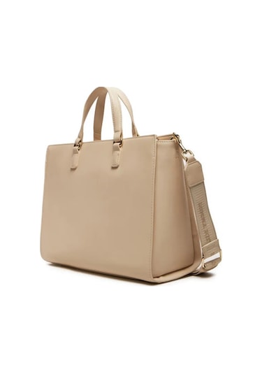 Tommy Hilfiger Kadın Çapraz Askılı Çanta Aw0aw16681acı Bej