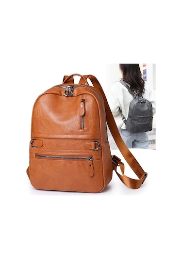 Novahub Siyah Vintage Kadın Sırt Çantası Yeni Lüks Seyahat Çantaları Büyük Kapasiteli Öğren Inek Kadın Sırt Çanta 56551583 Siyah