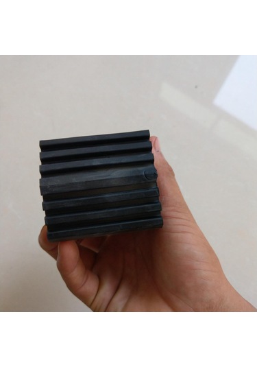 Homyl 2x Merdiven Ayak Örtüsü Kaymaz Teleskopik Siyah