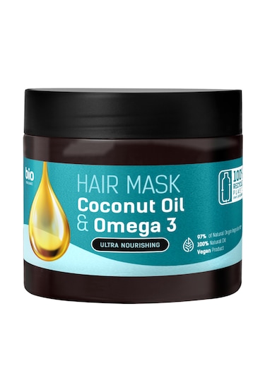 Organik Vegan Nemlendirici Saç Maske Coconut & Omega 3 295 Ml