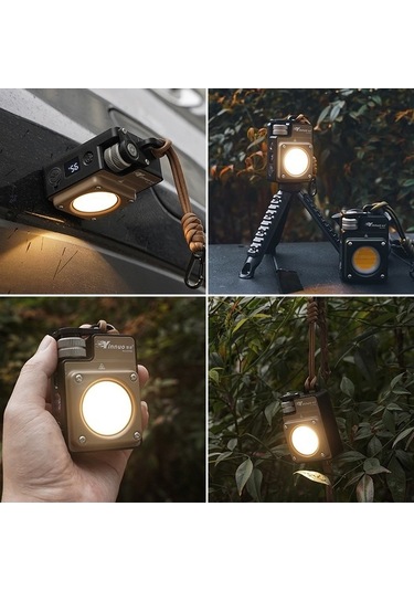 Ebitda Yinnuo Mını3-pro Kamp Lambası Açık Kahverengi, Dayanıklı Kamp Işığı Açık Kahverengi