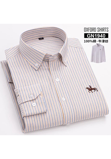 Dval2024 Erkek Pamuklu Çiçek Desenli Uzun Kollu Gömlek - Rahat At İşlemeli Modellerpembe Pembe