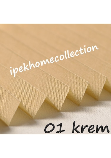 Cam Balkon Plise Perde Keten Serisi Vip 4 Renk, Alüminyum Kasa (442389875)