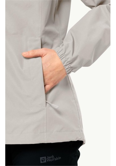 Jack Wolfskin 1111202 5609 Stormy Point 2l Jkt W Dove Kadın Outdoor Ceket 001